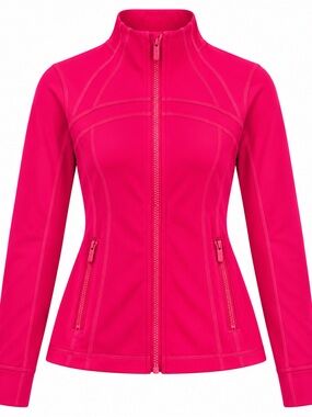 lululemon athletica Hot Red Zip-Up Utility Jacket